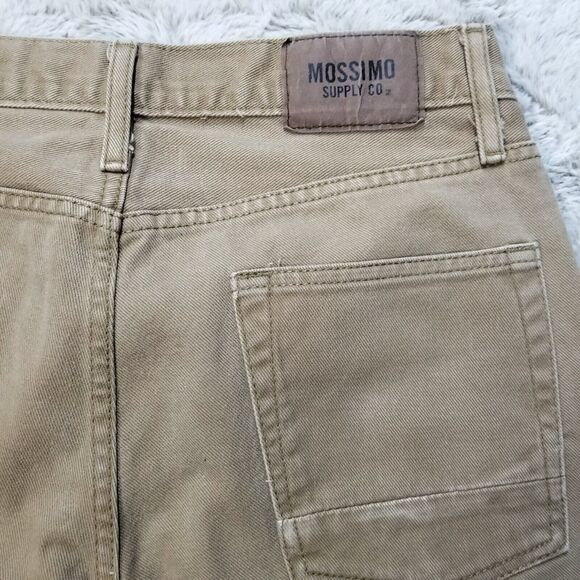 Mossimo Supply Co Jeans Mens Size 32x30 Brown Slim Straight Dark Wash Denim - Picture 11 of 12